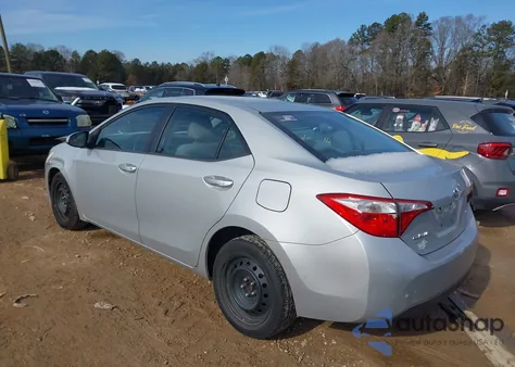 2015 Toyota Corolla Le из США, поврежденный, VIN 2T1BURHE6FC316616